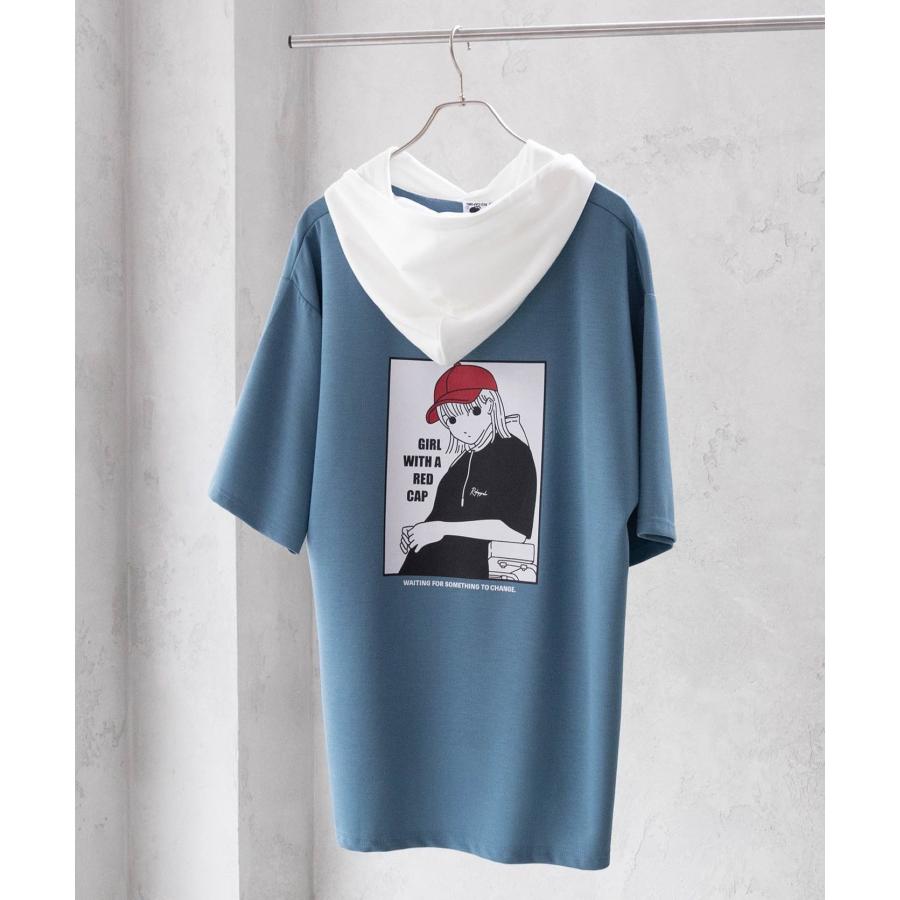 RED CAP GIRL（レッドキャプガール） パーカー Tシャツ メンズ 半袖