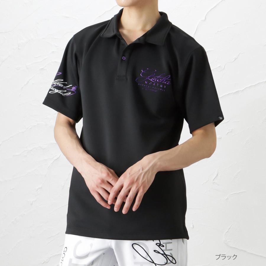 GOTCHA GOLF ポロシャツ メンズ 吸水 速乾 ドライ サイドスリット