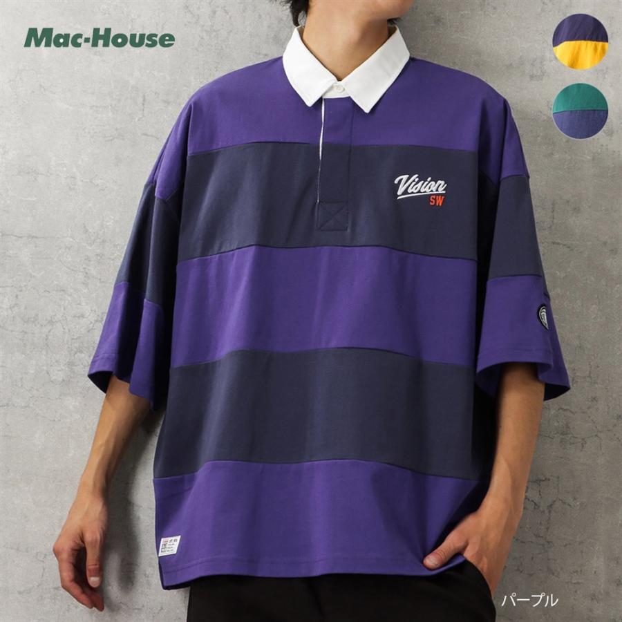 APE　エイプ　パープルボーダー　ポロシャツ　ラガーシャツ　長袖　美品　サイズＭ UU33w4PTLGsYzPi6joonEvCXJH6a1r