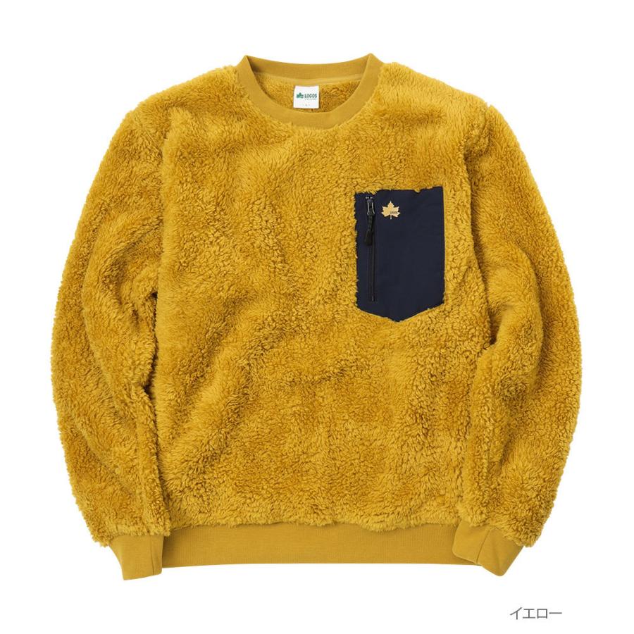 ボアトレーナー トレーナー 長袖 プルオーバー メンズ ボア ロゴス アウトドア Mac House マックハウス 通販 Paypayモール