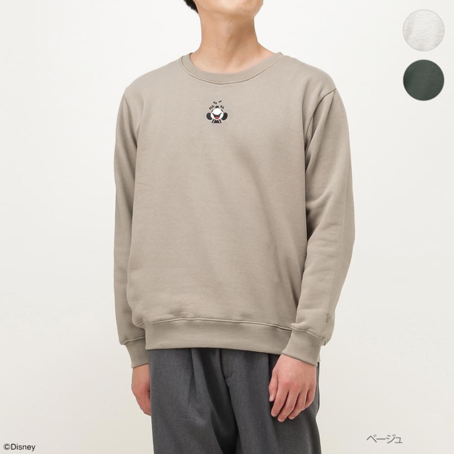 Disney ディズニー ミッキー トレーナー スウェット プルオーバー 長袖 メンズ キャラクター ワンポイント Mac House マックハウス 通販 Paypayモール