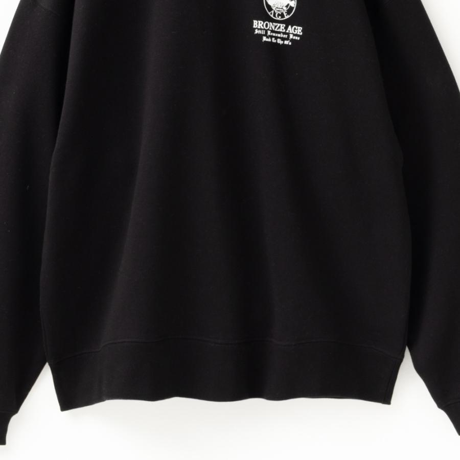Age Factory スウェット　Black BRONZE AGE（ブロンズエイジ） 裏起毛 トレーナー メンズ ビッグ