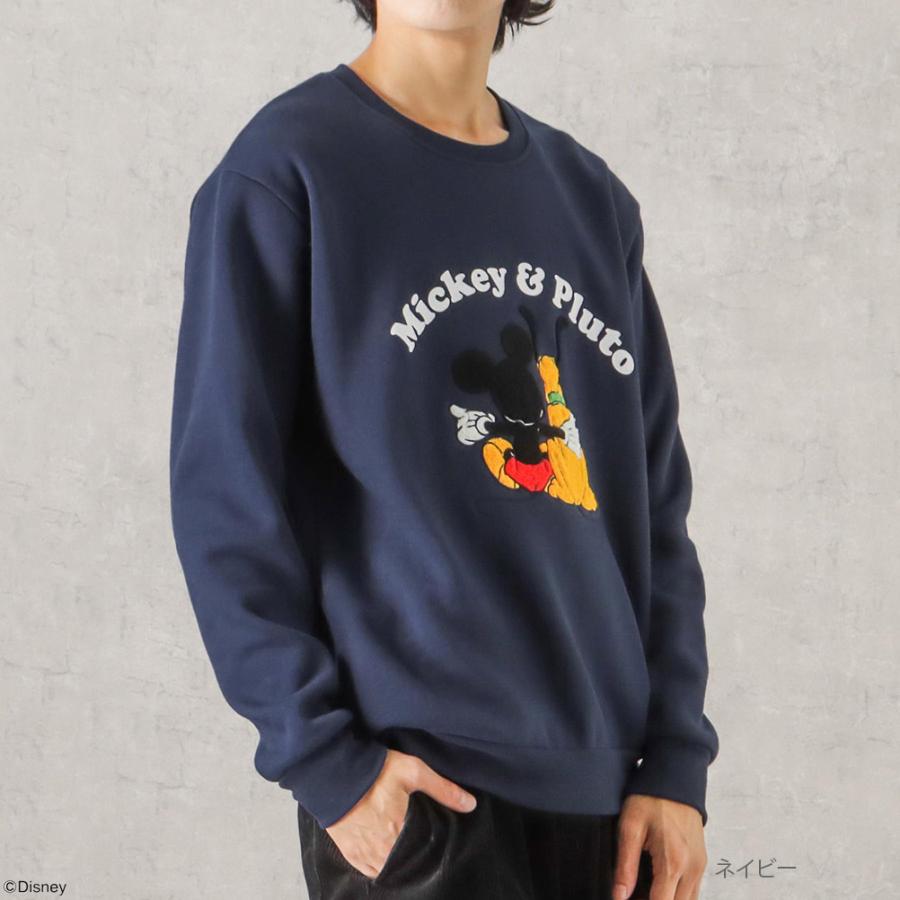 Disney（ディズニー） ミッキー&プルート / トレーナー スウェット 裏