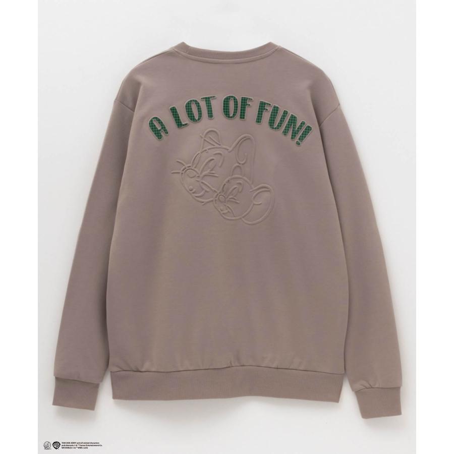 Tom and Jerry トムとジェリー トレーナー メンズ 綿混 ポンチ素材