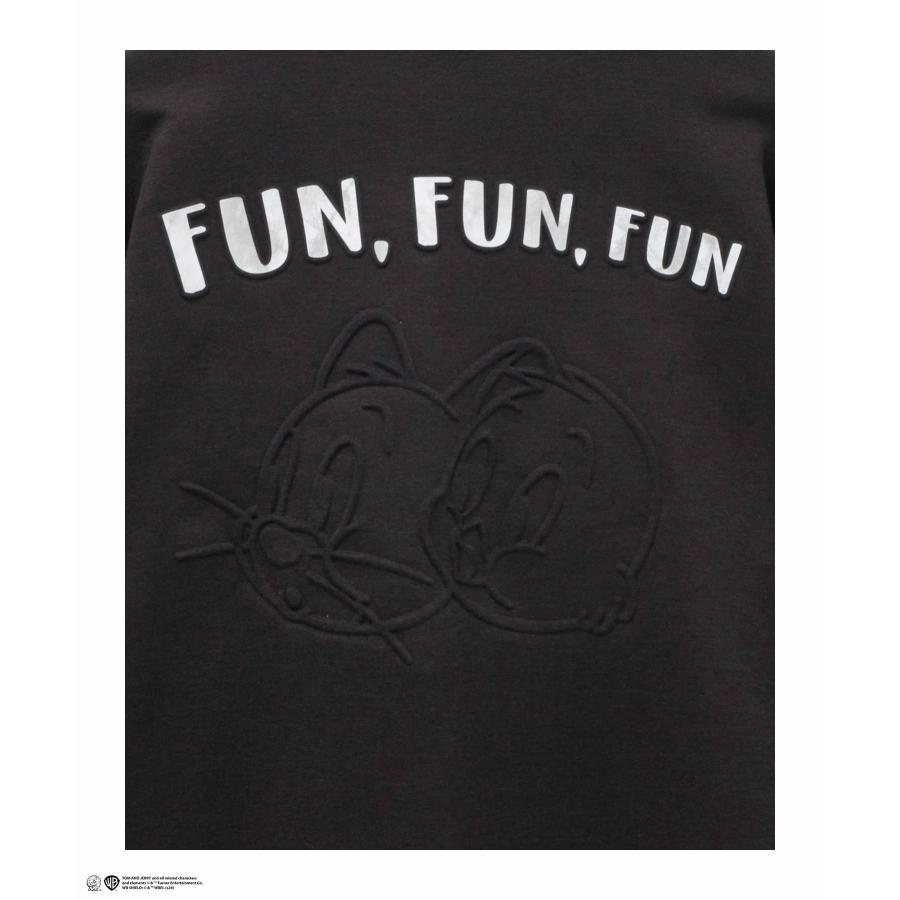 Tom and Jerry トムとジェリー トレーナー メンズ 綿混 ポンチ素材