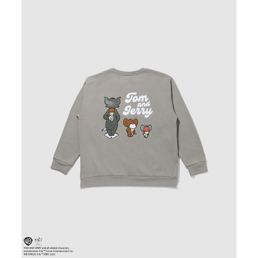 Tom and Jerry トムとジェリー 裏起毛 トレーナー メンズ 暖かい