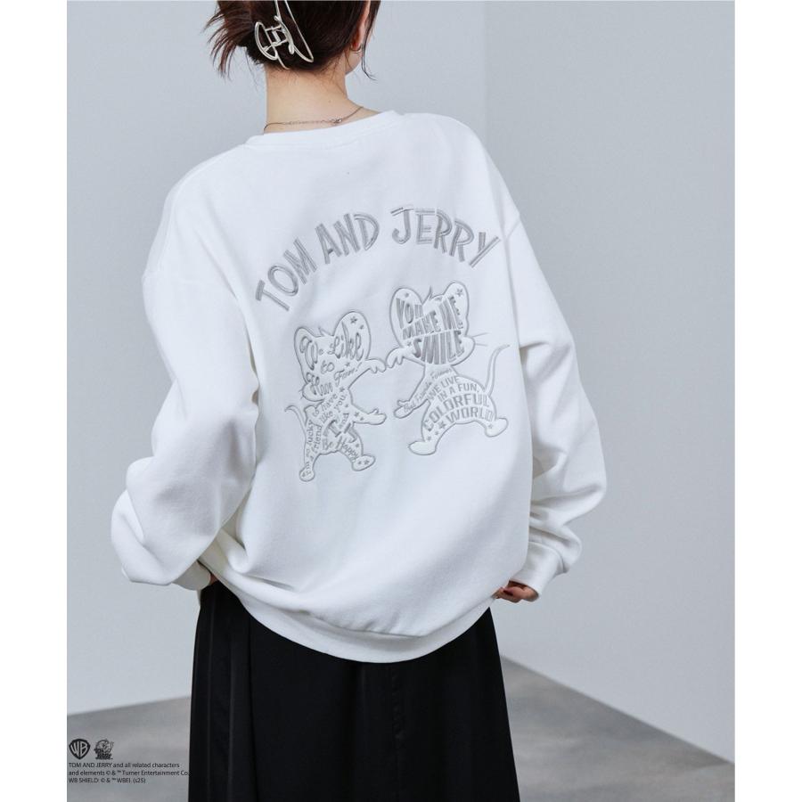 Tom and Jerry トムとジェリー 裏起毛 トレーナー メンズ 綿混 暖かい