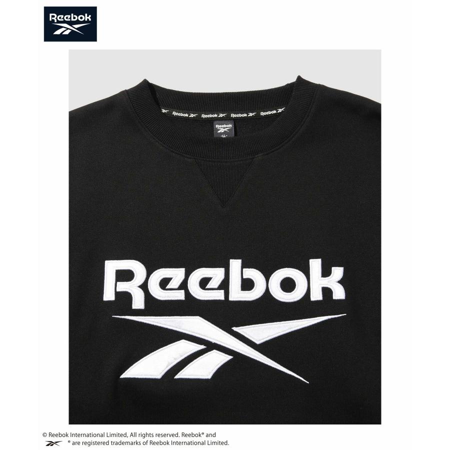 Reebok（リーボック） 裏起毛 トレーナー メンズ スウェット 大きめ