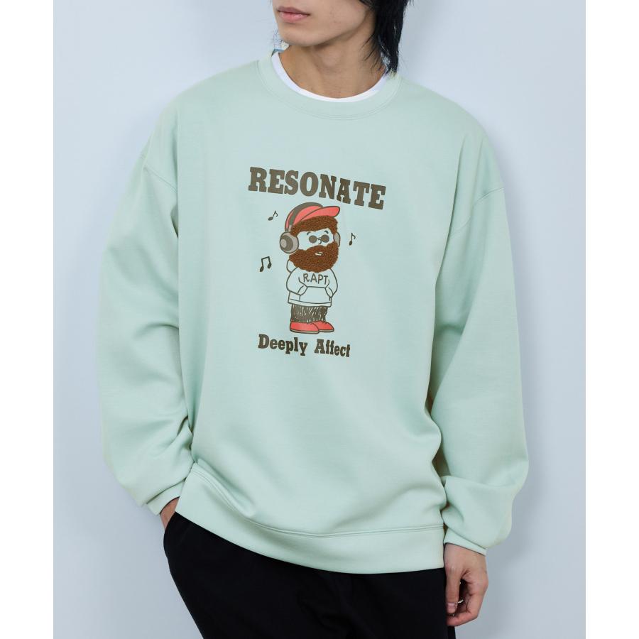 トレーナー メンズ スウェット ダンボールニット素材 大きめ ゆったり