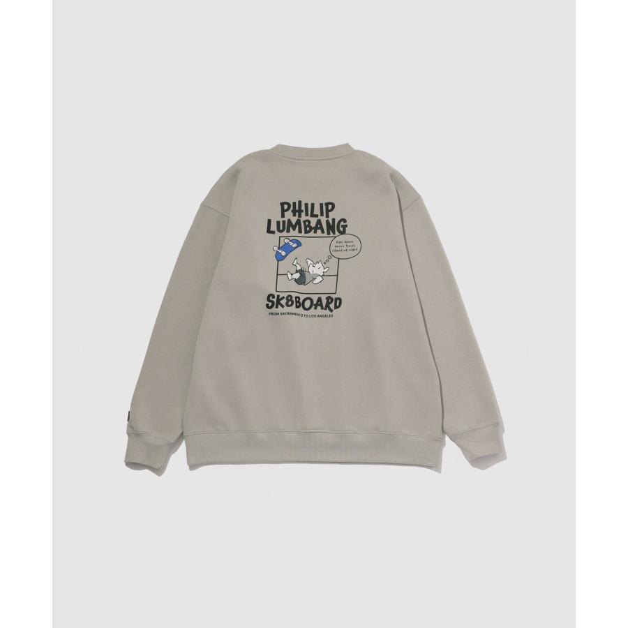 Philip Lumbang フィリップ ランバン 裏起毛 トレーナー メンズ