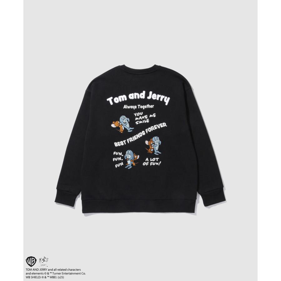 Tom and Jerry トムとジェリー 裏起毛 トレーナー メンズ スウェット
