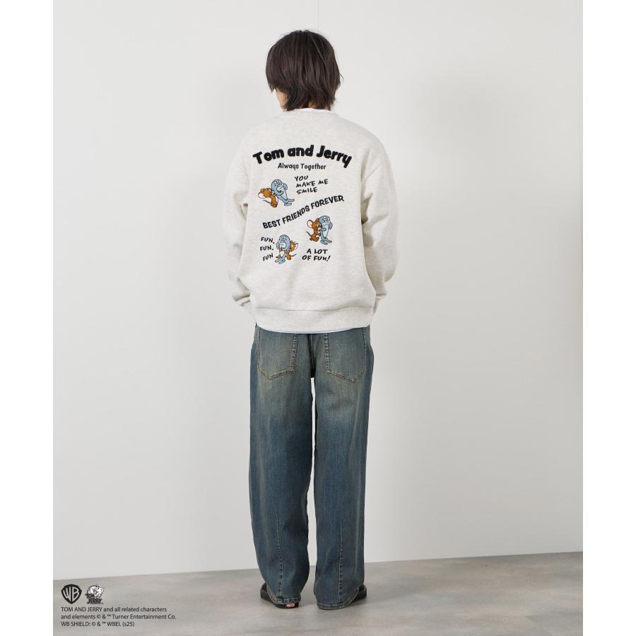 Tom and Jerry トムとジェリー 裏起毛 トレーナー メンズ スウェット