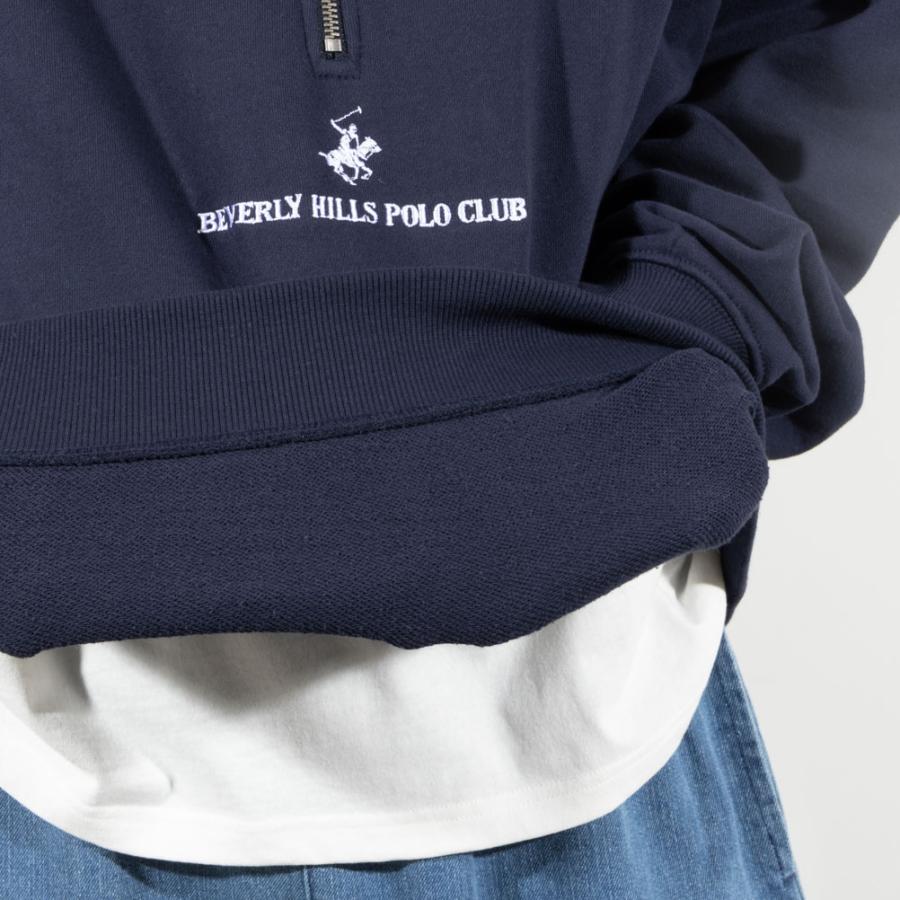 BEVERLY HILLS POLO CLUB 裏毛 トレーナー 綿100% メンズ ビッグ 