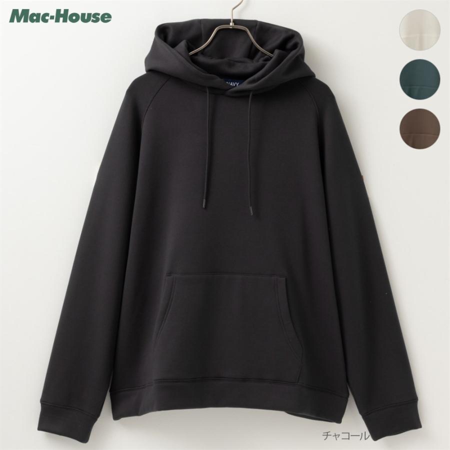 NAVY 温℃ 裏シャギーパーカー メンズ ソフトボア マイクロファイバー