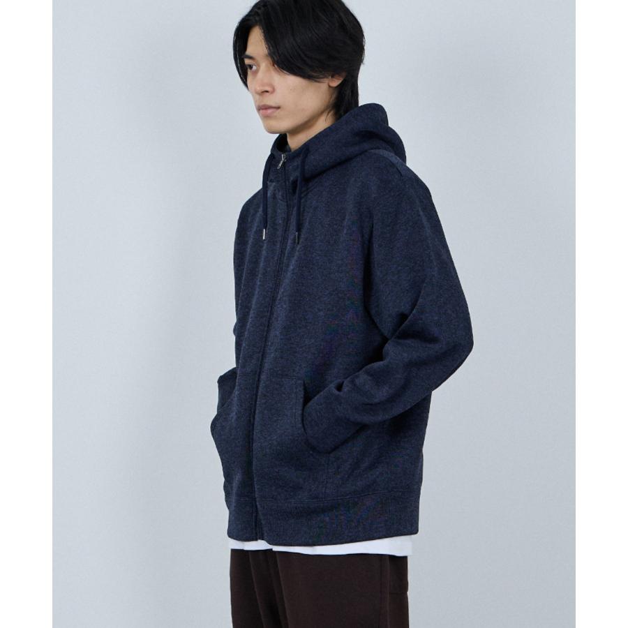 NAVY パーカー メンズ スウェット ニットフリース 裏ボア 暖かい