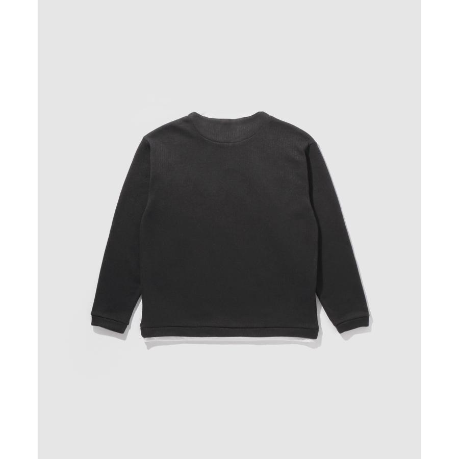 NAVY 裏起毛 トレーナー メンズ スウェット フェイクレイヤード 長袖 T