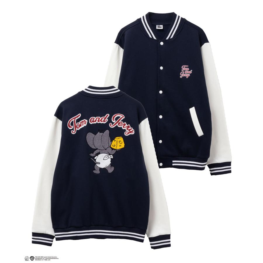 Tom and Jerry トムとジェリー スタジャン メンズ 綿混 Tom and Jerry トムとジェリー スタジャン メンズ 綿混