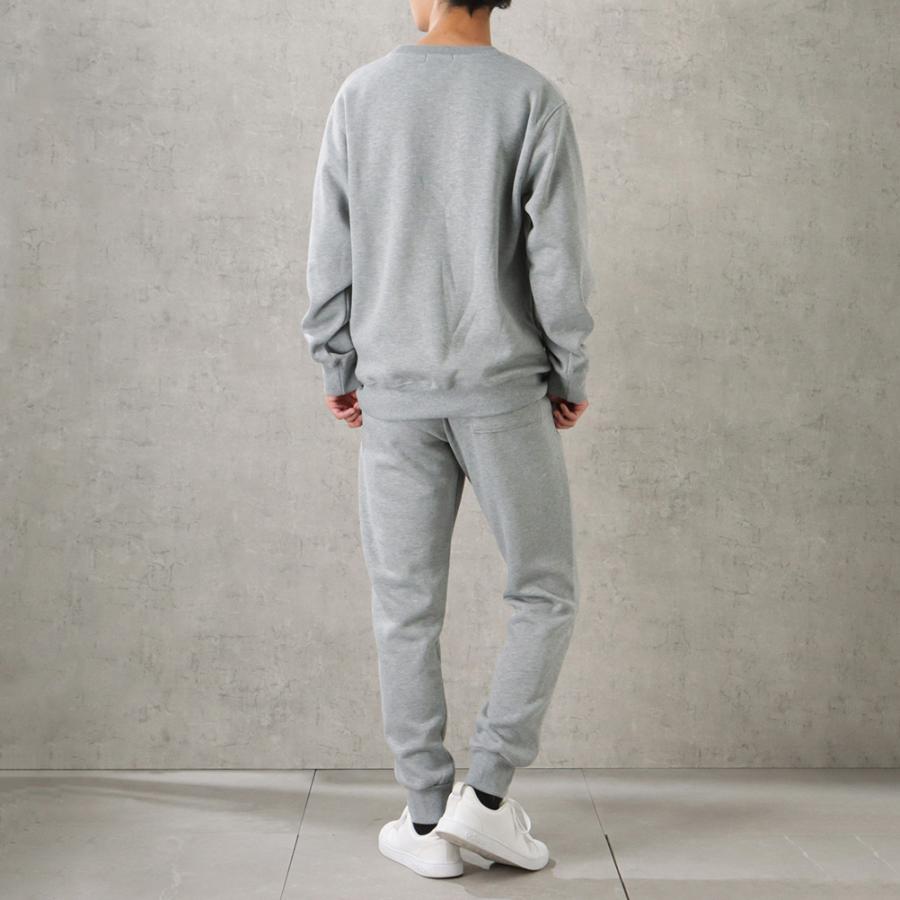 FILA フィラ 裏起毛スウェット上下 パジャマ ルームウェア メンズ ウエストゴム 紐 セットアップ ロゴ 刺繍 スウェット ブランド 人気