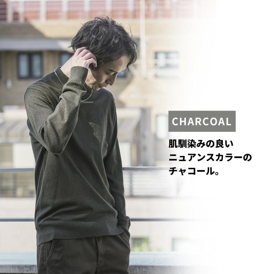 男性ニットセータープルオーバーファッションスリムジッパーモック 