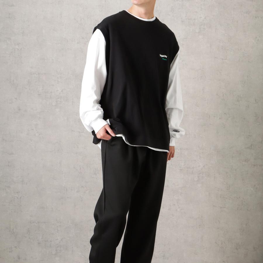 VISION STREET WEAR ベスト 長袖Tシャツ アンサンブル メンズ VISION STREET WEAR ベスト 長袖Tシャツ アンサンブル メンズ