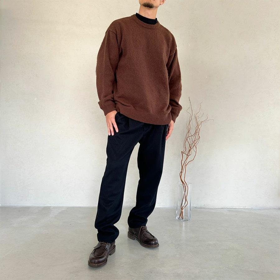 ニット セーター メンズ 無地 モヘア風 クルーネック プル ニット セーター メンズ 無地 モヘア風 クルーネック プル