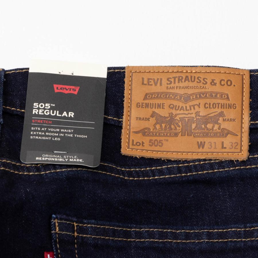 Levi's リーバイス デニムパンツ 505 メンズ 綿100% ストレッチ ジーンズ ジーパン ボトムス｜machouse｜09