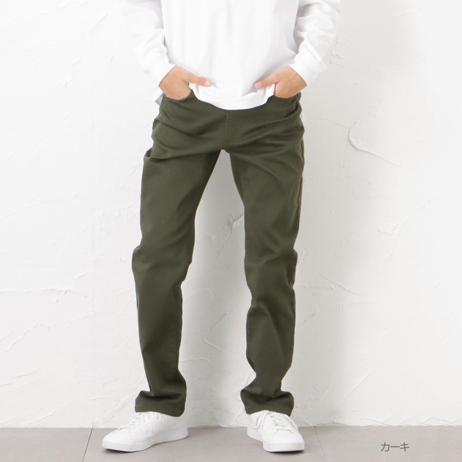smoothmood カーキ ストレートパンツ smoothmood カーキ ストレートパンツ