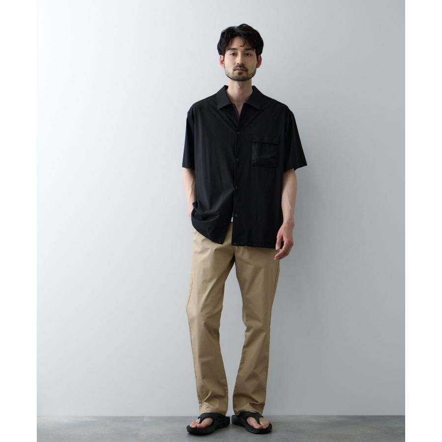 ストレートパンツ メンズ 冷感 抗菌 防臭 速乾 ドライ ストレッチ ひんやり 涼しい ポケット ボトムス 爆買 | NAVY（ファッション） | 17