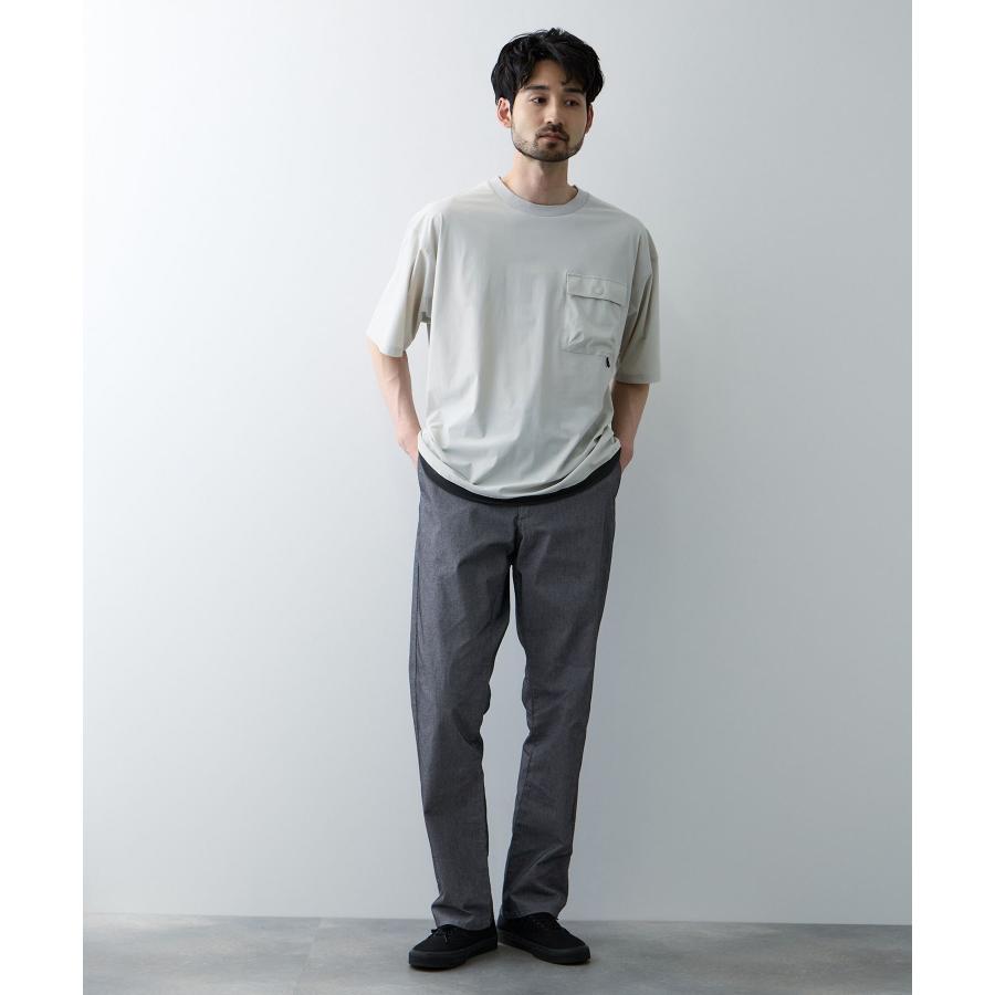 ストレートパンツ メンズ 冷感 抗菌 防臭 速乾 ドライ ストレッチ ひんやり 涼しい ポケット ボトムス 爆買 | NAVY（ファッション） | 18