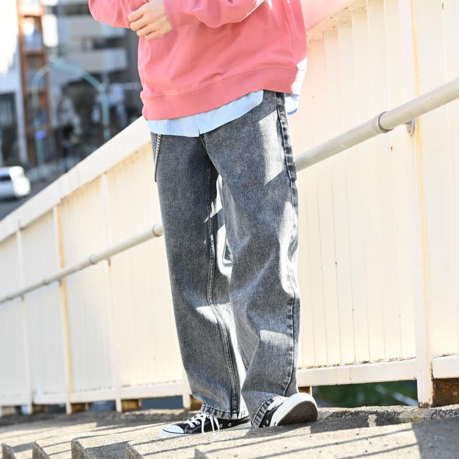 ワイドパンツ メンズ ポケット バギーパンツ デニム ジーンズ ロングパンツ ボトムス Mac House マックハウス 通販 Paypayモール