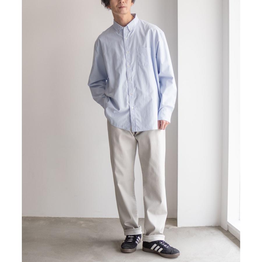 NAVY テーパードパンツ メンズ ストレッチ ウエスト紐 カラーパンツ