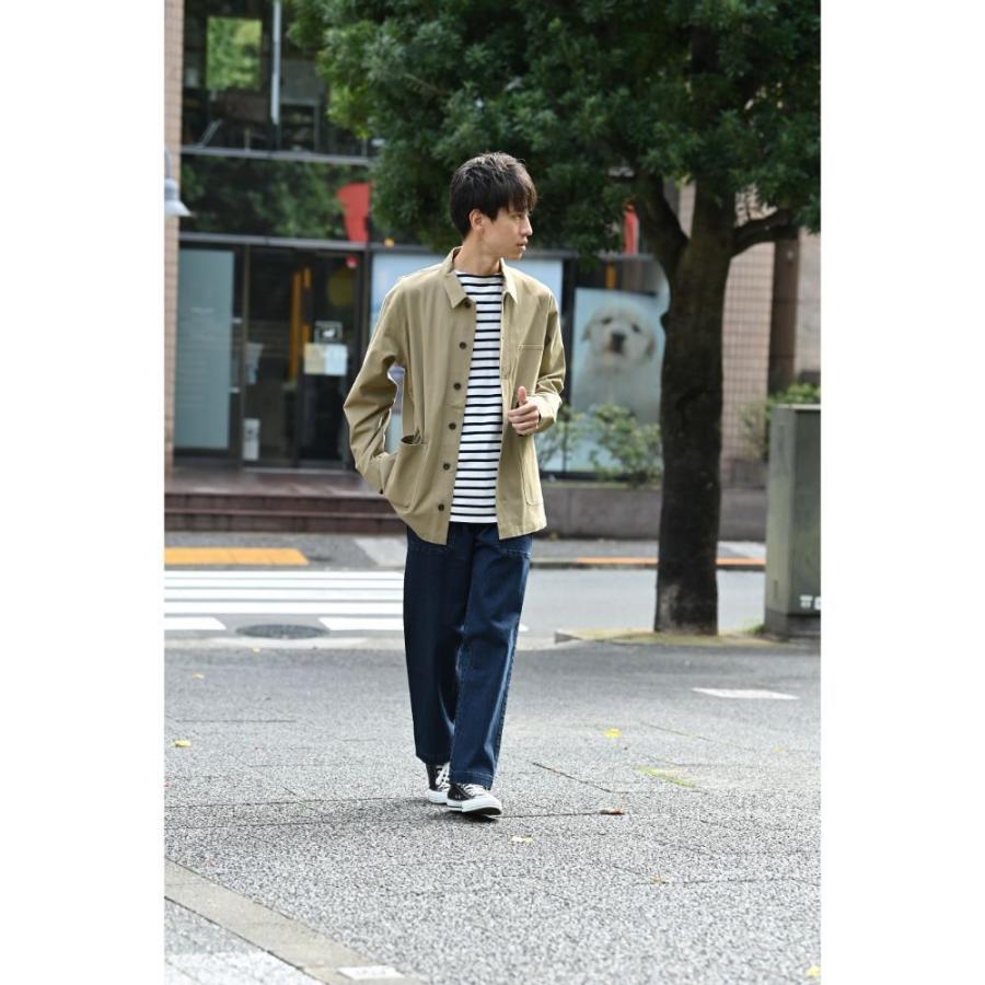 ベイカーパンツ デニム メンズ ストレッチ 無地 オーガニックコットン ウエストゴム 紐 ボトムス Mac House マックハウス 通販 Paypayモール