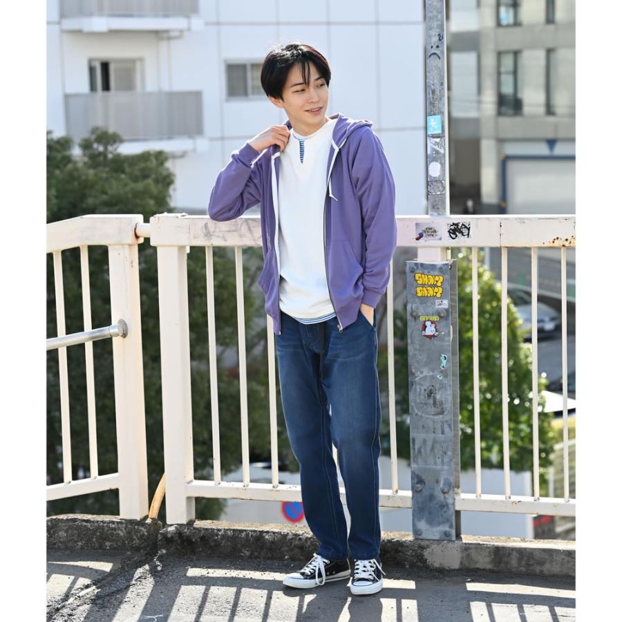 ジョガーパンツ デニム ジーンズ メンズ ストレッチ ニット素材 ウエストゴム ベルト ボトムス Mac House マックハウス 通販 Paypayモール