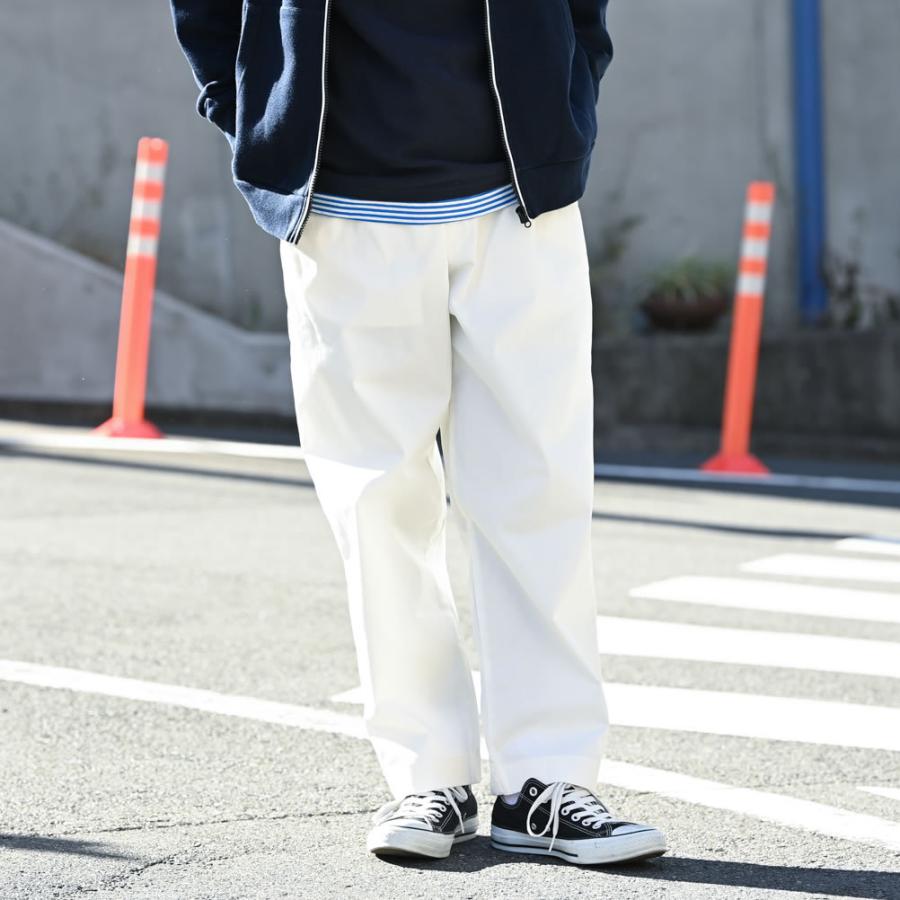 イージーパンツ メンズ ストレッチ ツイル ウエストゴム 紐 ワイドシルエット 無地 ボトムス Mac House マックハウス 通販 Paypayモール