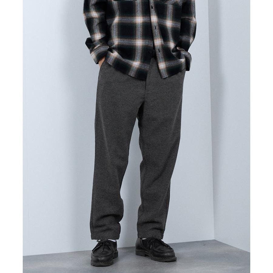 【みさき】 ポケットロゴテープリブウールイージーパンツ Dickies（ディッキーズ） イージーパンツ メンズ ウエストゴム 紐