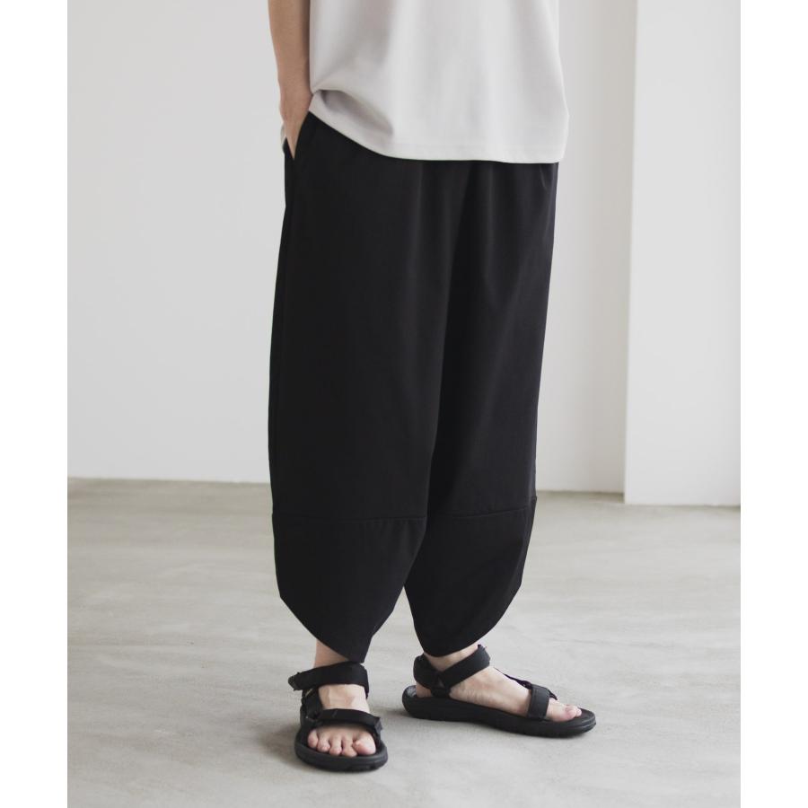 NAVY バルーンパンツ メンズ サルエルパンツ アラジンパンツ 接触冷感
