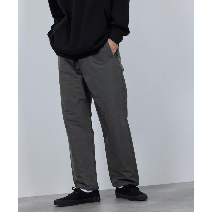 NAVY キルトパンツ メンズ 中綿 キルティング 撥水 防風 透湿