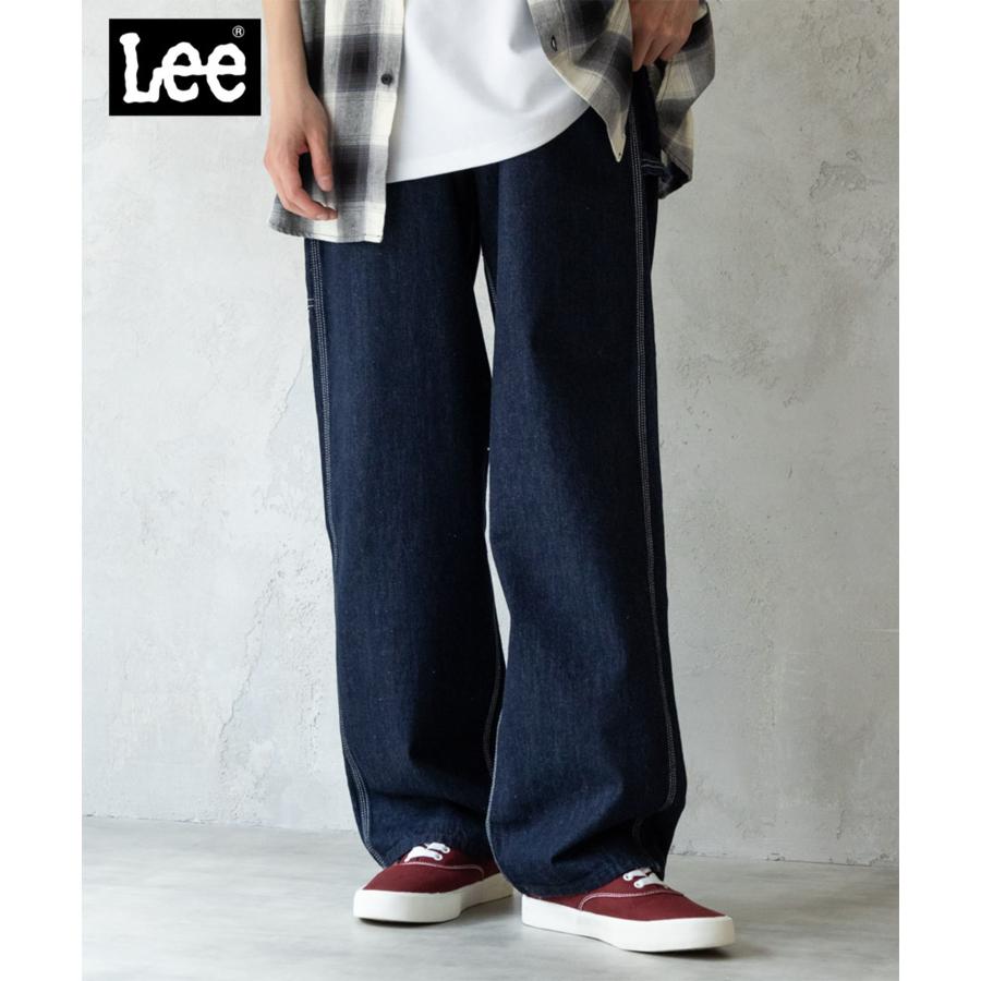 Lee（リー） ペインターパンツ メンズ 綿100% コットン デニムパンツ