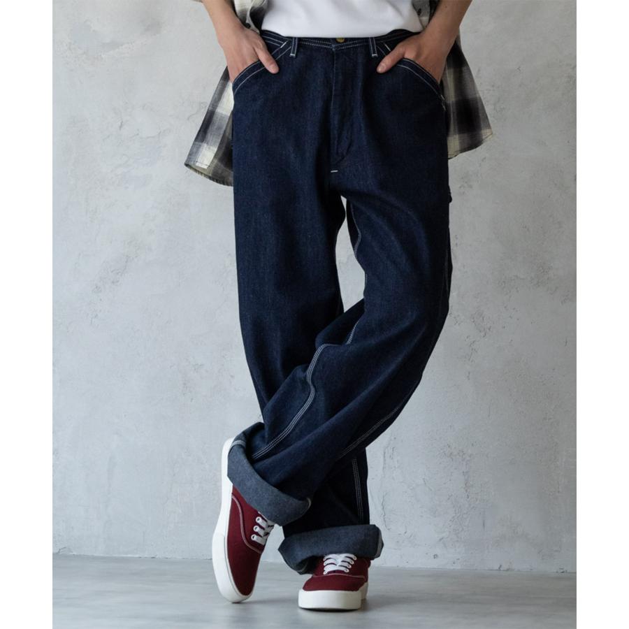 Lee（リー） ペインターパンツ メンズ 綿100% コットン デニムパンツ