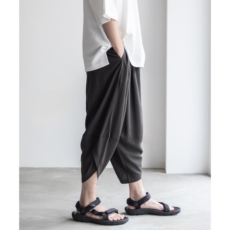 美品 MEER. ラップ バルーンパンツ ジョガーパンツ Hickory Balloon Pants 2 by LELAX / ヒッコリーバルーンパンツ2 by