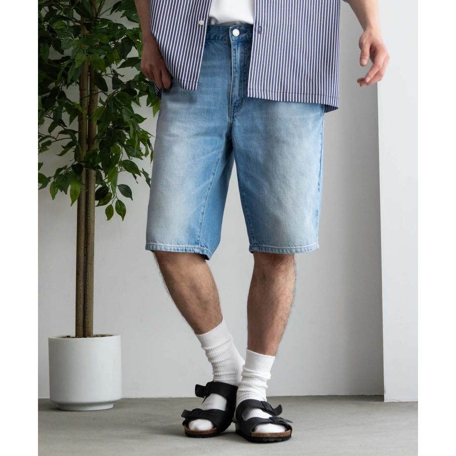 punkandyo デニム ハーフパンツ 34インチ EDWIN（エドウィン） ハーフパンツ メンズ ショートパンツ デニム