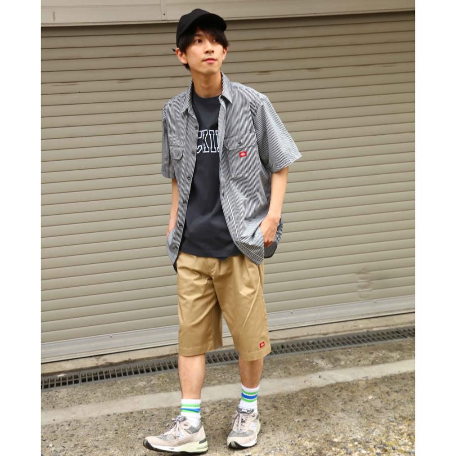 Dickies 100周年記念キャンペーン対象商品 ディッキーズ ハーフパンツ あなたにおすすめの商品 メンズ ストレッチ 半ズボン 膝丈 ボトムス