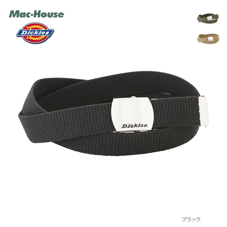 Dickies ディッキーズ GIベルト メンズ 穴なし ガチャベルト 布ベルト ロングベルト ロゴ ブランド 人気｜machouse