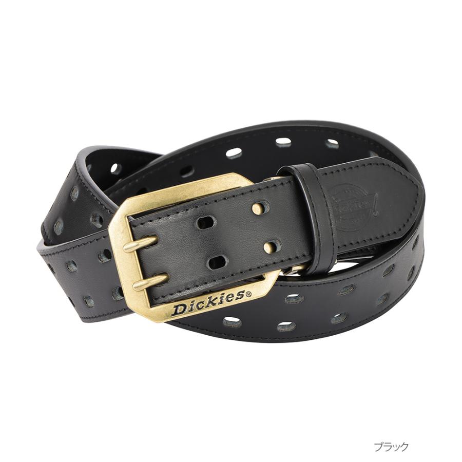 Dickies（ディッキーズ） ベルト 40mm メンズ 合皮 ダブルピンバックル