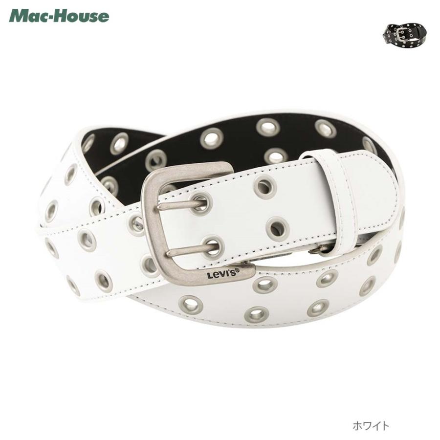 Levi's（リーバイス） ベルト 40mm メンズ 合成皮革 ダブルピン 幅広