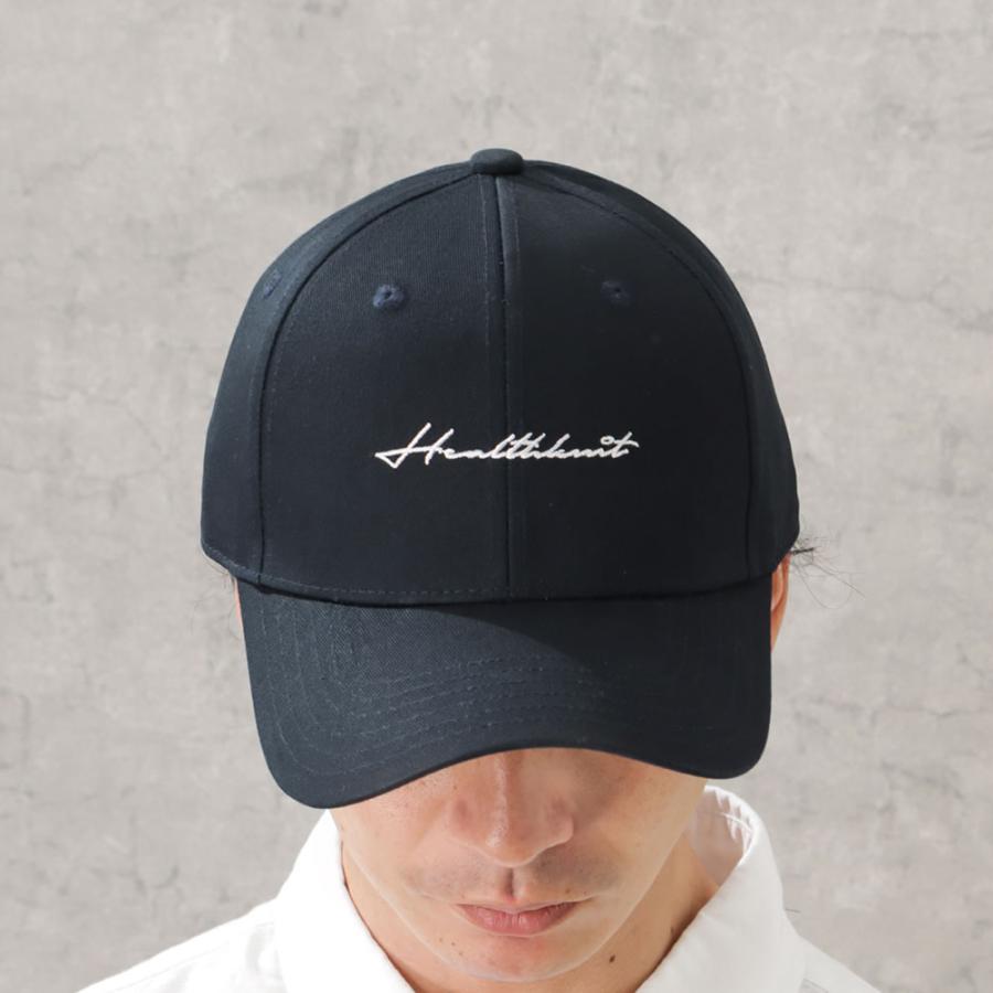 KAPITAL CAP ロゴ刺繍 コットンツイル ベースボールキャップ Healthknit（ヘルスニット） ベースボールキャップ 綿100% コットン