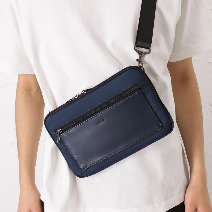 ネイビー ショルダーバッグ サコッシュ サコッシュ NAVY（ファッション） ショルダーバッグ サコッシュ メンズ