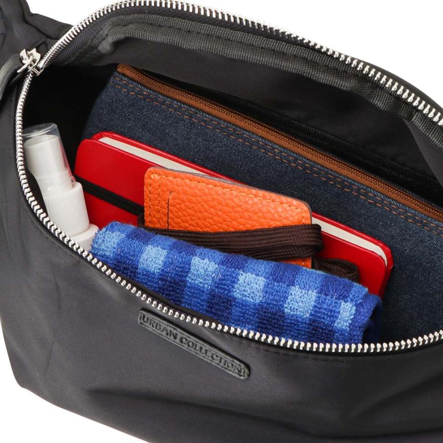 URBAN COLLECTION ウエストポーチ ダブルジップ ポケット