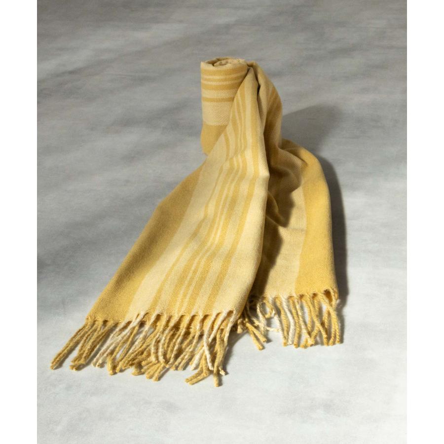 NAVY マフラー ストール メンズ 大判 暖かい ストライプ 無地 切替え