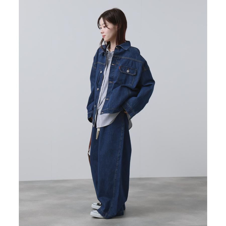 NAVY デニムジャケット レディース 綿100％ コットン 11オンス
